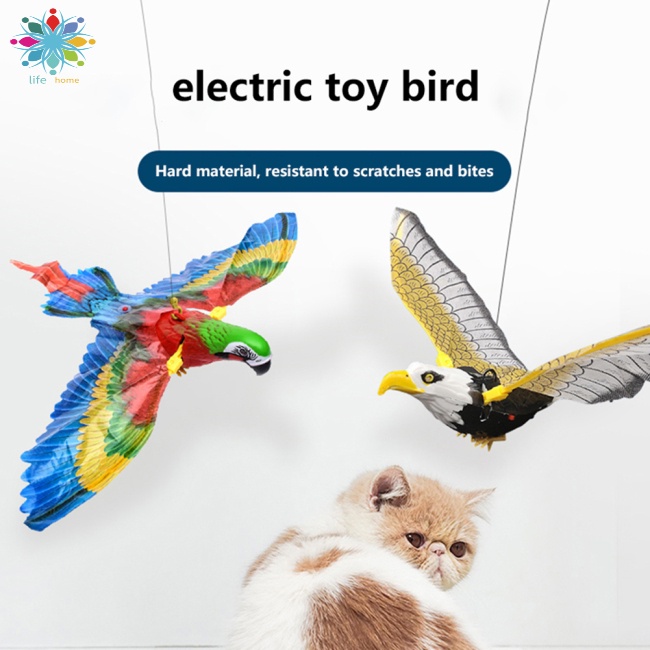 Đồ Chơi Chim Đại Bàng Điện Tử Nhiều Màu Sắc Tương Tác Thú Cưng