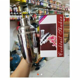 [freship 99k ] Bình lắc trà sữa cocktail inox 750ml