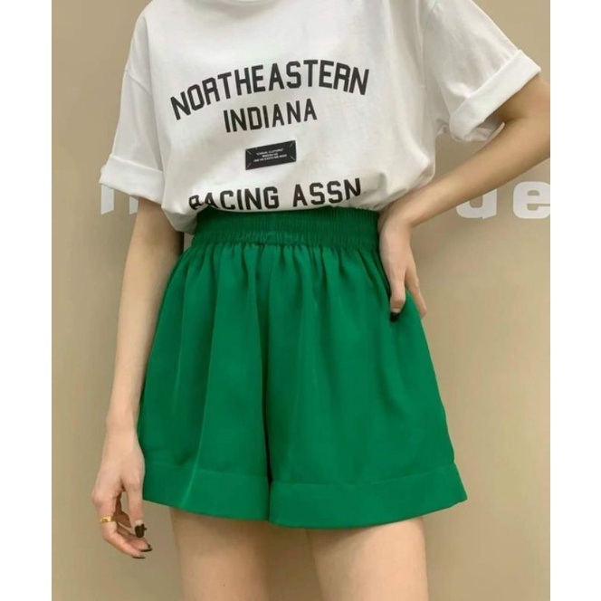 Quần sooc trơn cạp chun hàng QCL1