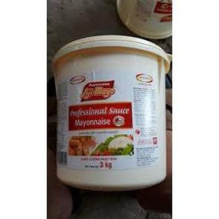 Sốt mayonnaise loại 3kg ajnomoto, sốt mayonnaise aji-mayo