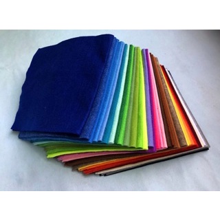 Vải dạ các màu (khổ khoảng 90x90)