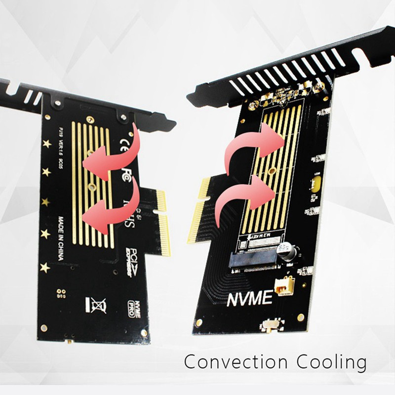 Thẻ Chuyển Đổi Tốc Độ Cao Jeyi Sk5 Pcie X4 M Key Card Pcie3.0 | BigBuy360 - bigbuy360.vn