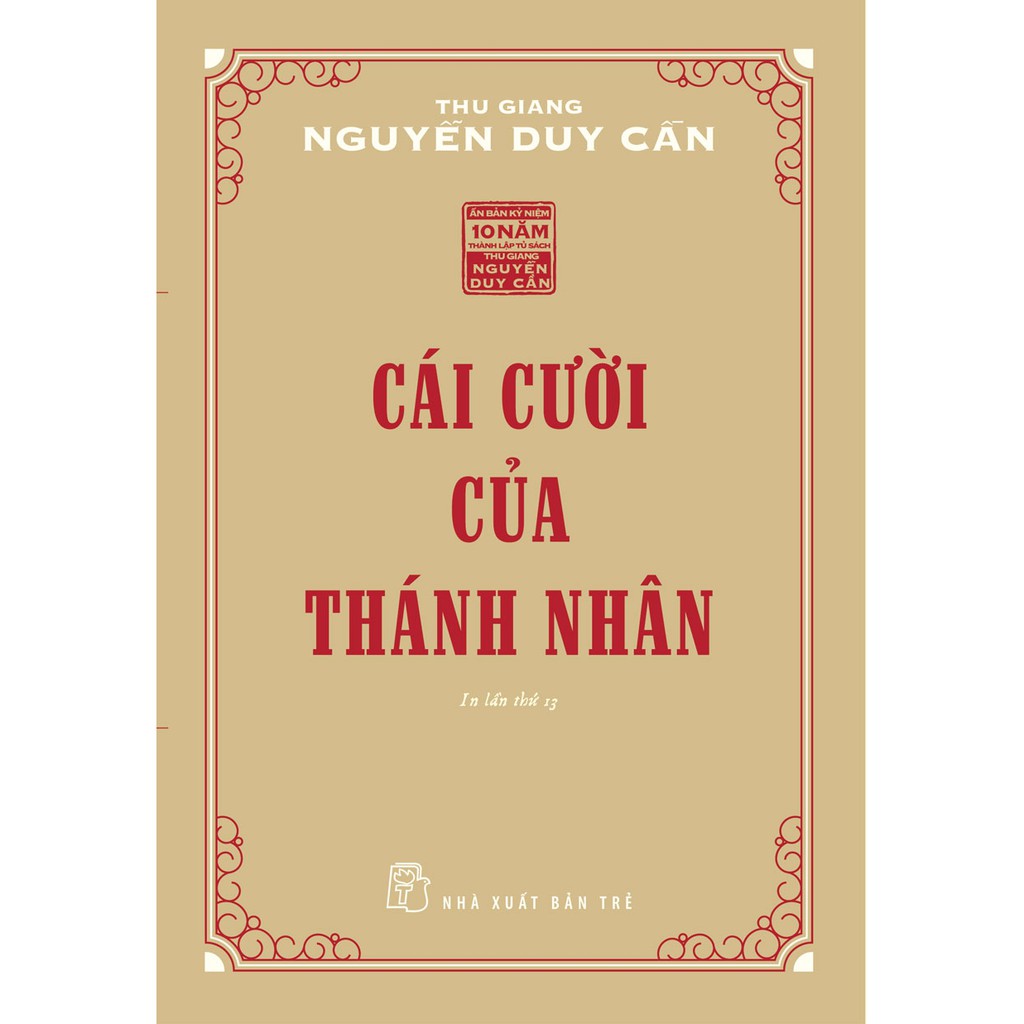 Sách - Cái Cười Của Thánh Nhân ( Thu Giang Nguyễn Duy Cần )