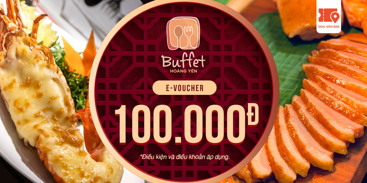 E-Voucher Hoàng Yến Buffet trị giá 100.000đ