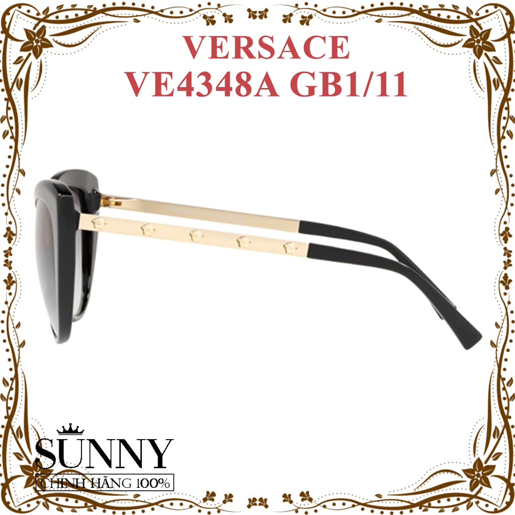 Kính mát chính hãng nam nữ Versace VE4348A 5269/71 màu sắc thời trang, thiết kế dễ đeo bảo vệ mắt