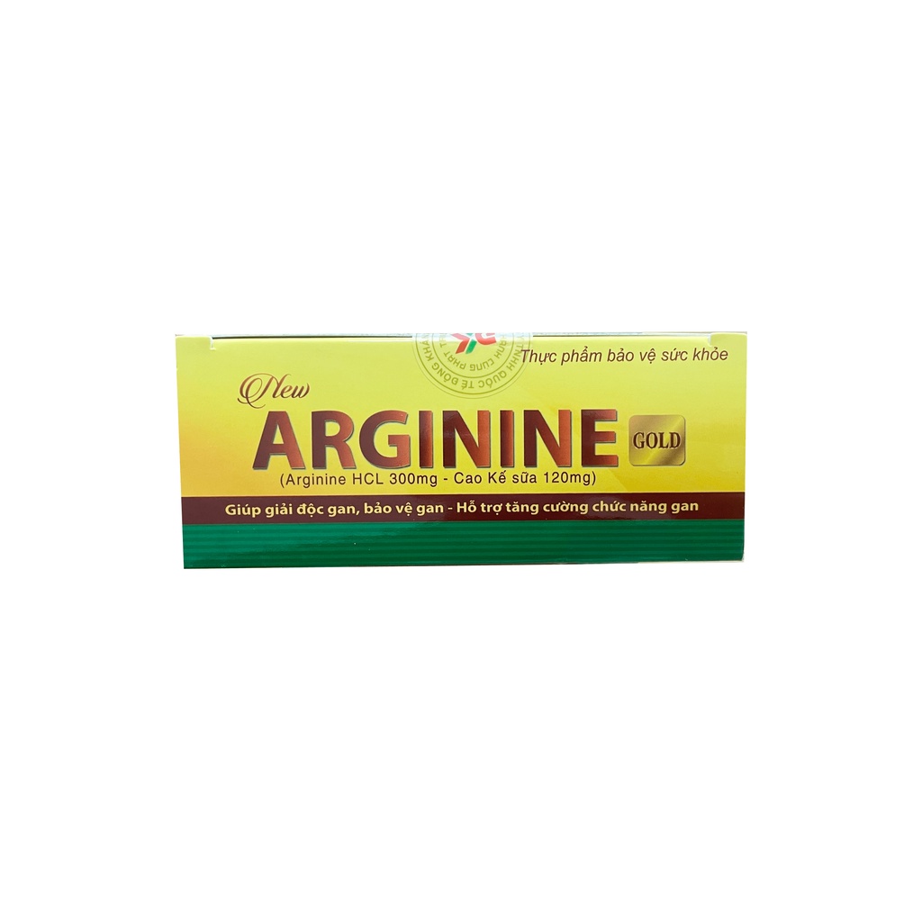 Viên Uống Bảo Vệ Gan Tăng Cường Chức Năng Gan New Arginine Gold ( Hộp 100 viên )