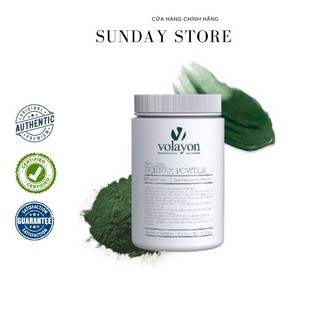 Mặt nạ TẢO xoắn VOLAYON Spirulina và Sodium Hyaluronate