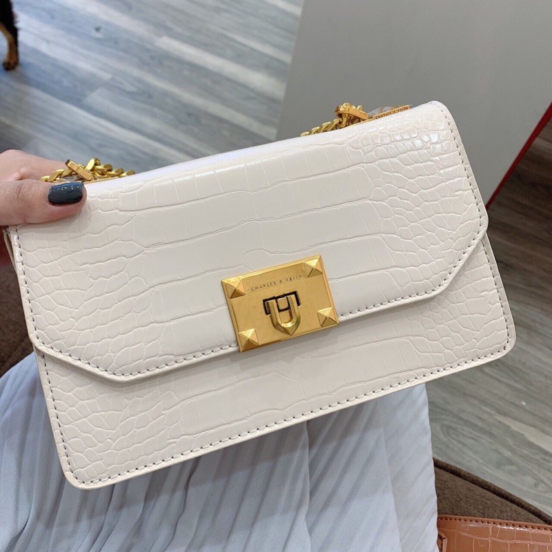 Túi khoá vuông da rắn size 22 chuẩn xịn nhất(k hộp) | BigBuy360 - bigbuy360.vn