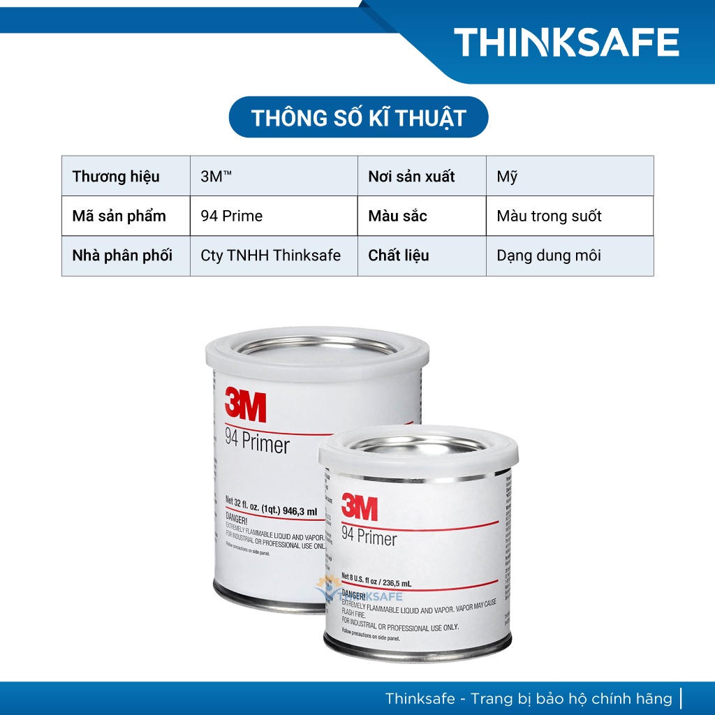Chất tăng độ bám dính 3M 94 Primer 946ml - Thinksafe