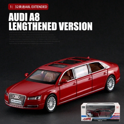 1:32 Audi A8L simulation alloy car model children's toy car