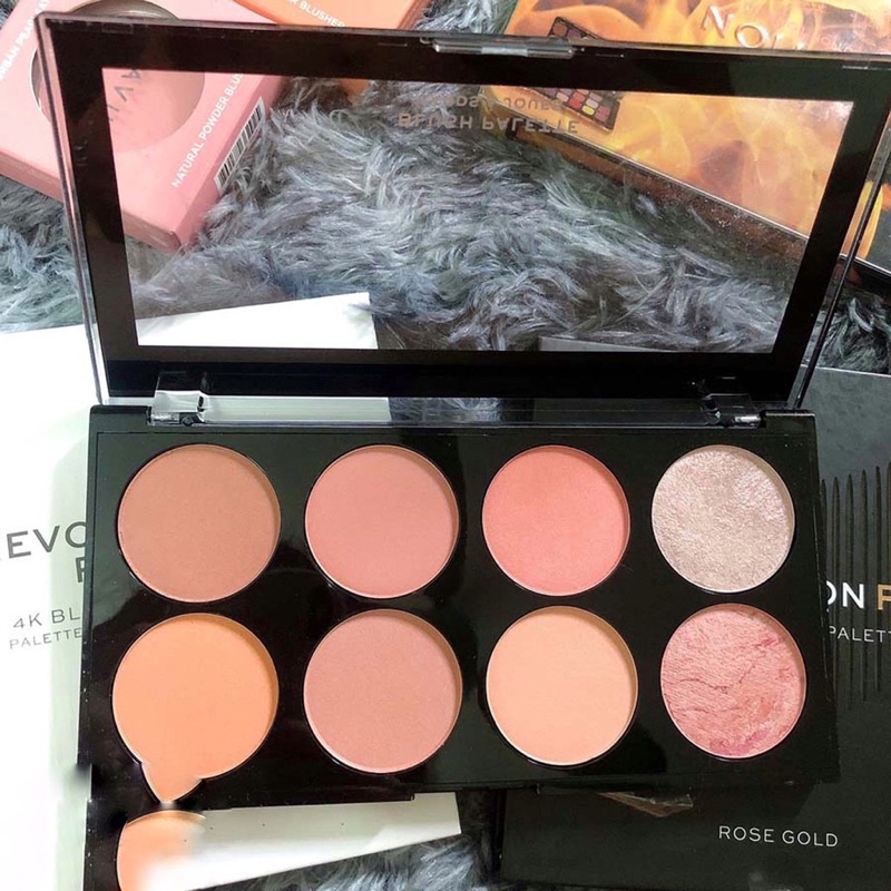 ⚡️ Bảng Revolution 3 in 1 phấn má/highlight/ tạo khối Makeup Revolution Ultra Blush Palette (Bill Anh)