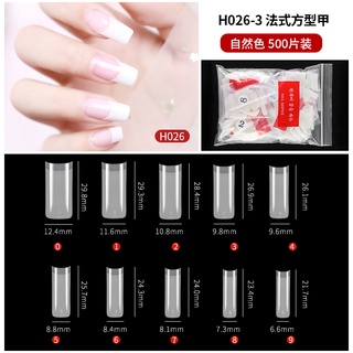 Set 500 Móng Tay Giả Kiểu Pháp