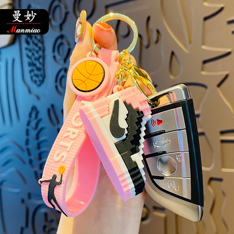 Móc Khóa Thể Thao Aj Mặt Hình Giày Thể Thao Hoạt Hình Sáng Tạo Cho Nam