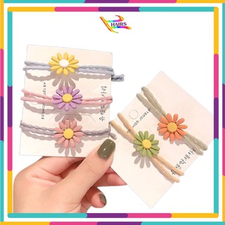 Combo 10 Dây chun buộc tóc Hoa cúc họa mi