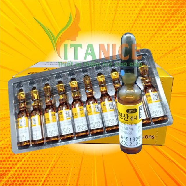 serum vitamin c huons căng bóng da mặt 2ml Hàn Quốc - 1 vỉ 10 ống