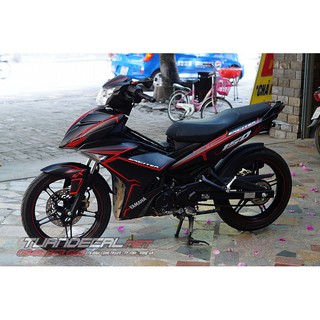 Tem Trùm Exciter 150 Light đen đỏ