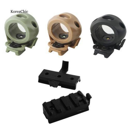 Giá đỡ đèn pin gắn mũ bảo hiểm