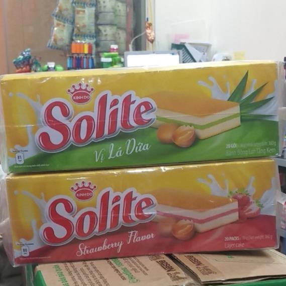 (MUA SỈ INBOX) Bánh bông lan Solite 360g