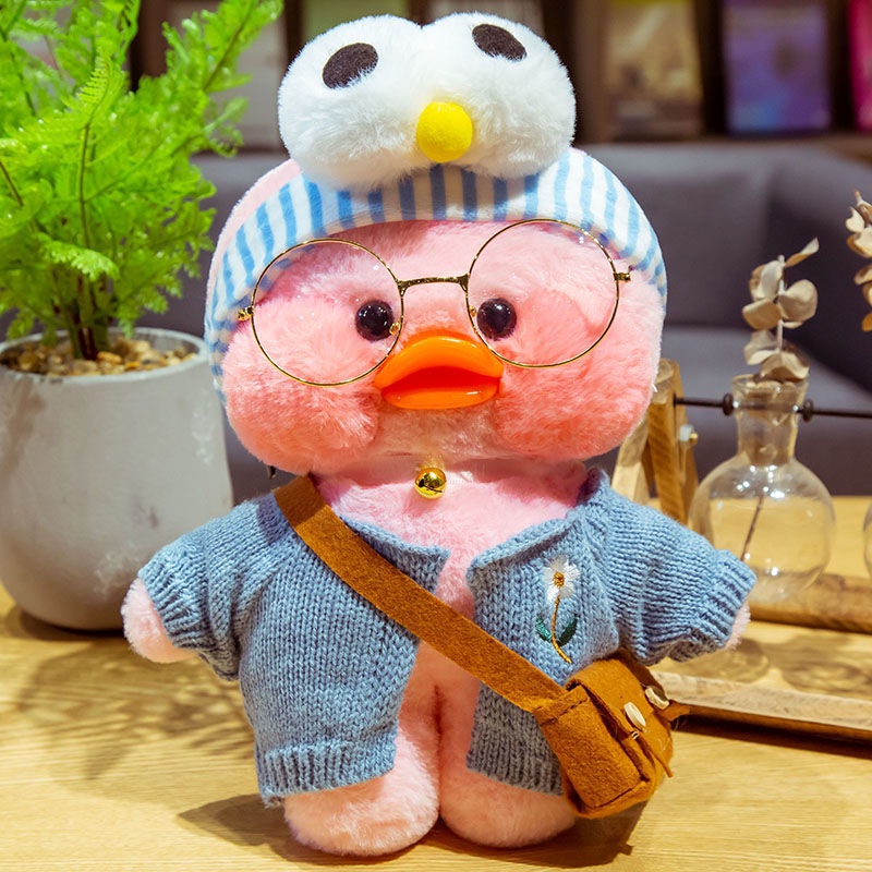 Thú Nhồi Bông Hình Chú Vịt Vàng Siêu Dễ Thương Làm Quà Tặng Tốt Nghiệp