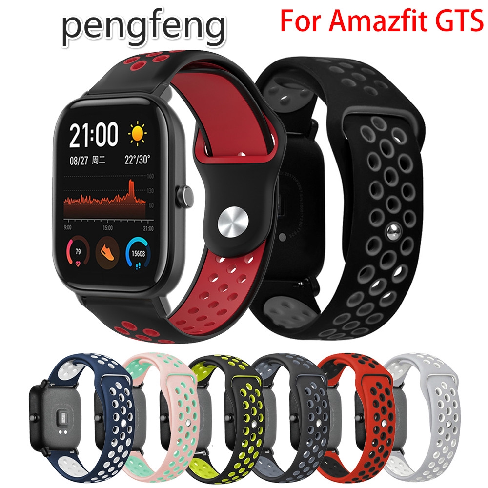 Dây Đeo Silicon 20mm Cho Xiaomi Huami Amazfit Gts / GTS 3 2 2e 2Mini Correa