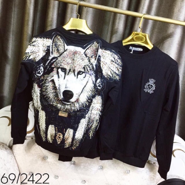 Áo Sói Đính Đá Cộc Tay Có Cổ Vải Thun Mềm Mịn Không Xù | BigBuy360 - bigbuy360.vn