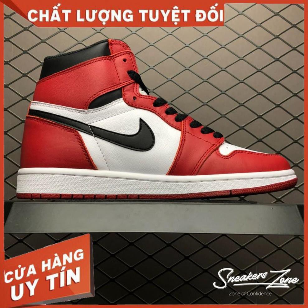 (FREESHIP+HỘP+QUÀ) Giày thể thao AIR JORDAN 1 Retro High Chicago đỏ trắng cao cổ siêu đẹp cho nam và nữ | BigBuy360 - bigbuy360.vn