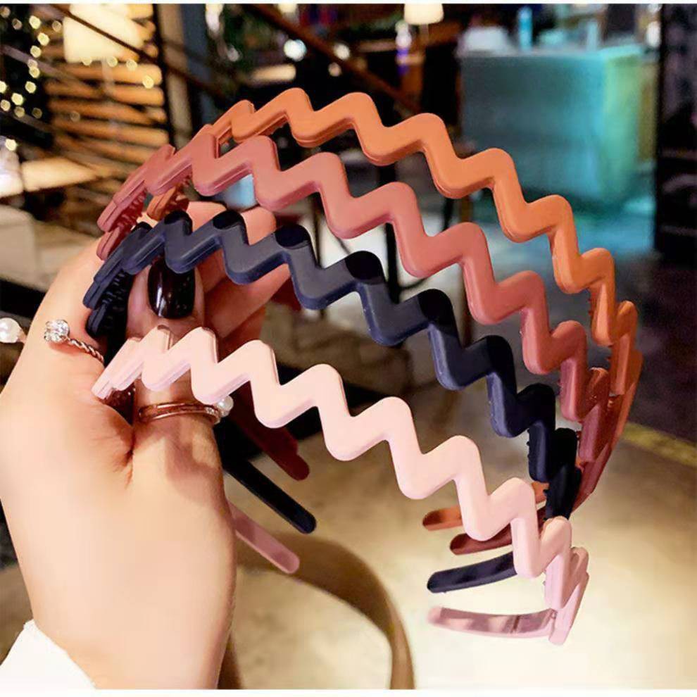 Băng Đô Gợn Sóng Chống Trượt Thiết Kế Đơn Giản Thời Trang 2022