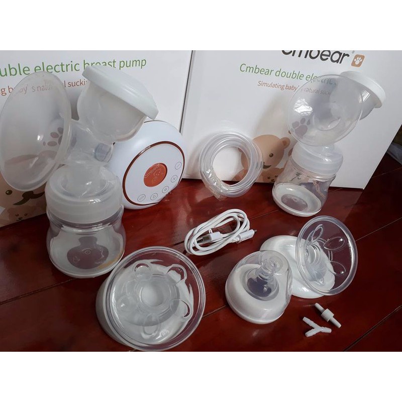 Máy Hút Sữa Điện Đôi Cmbear 9 Cấp Độ Hút Có Matxa Không Đau Rát-  ️BẢO HÀNH CHÍNH HÃNG