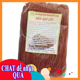 Bún gạo lứt 500g nhà bà loan cho người ăn thực dưỡng sinh, ăn kiêng zjnmart