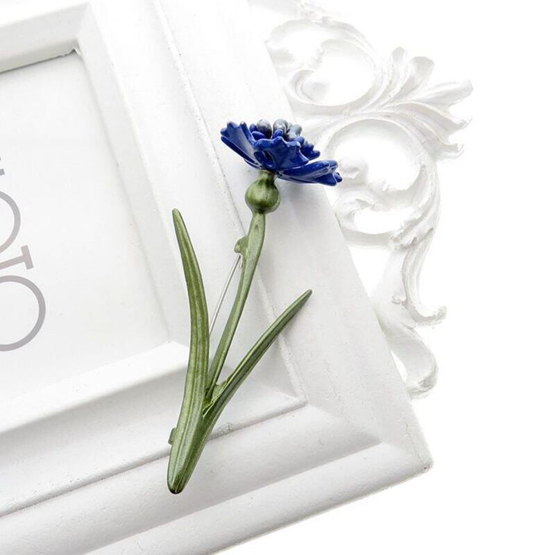 Ghim Cài Áo Hình Bông Hoa Đính Ngọc Trai Phong Cách Vintage