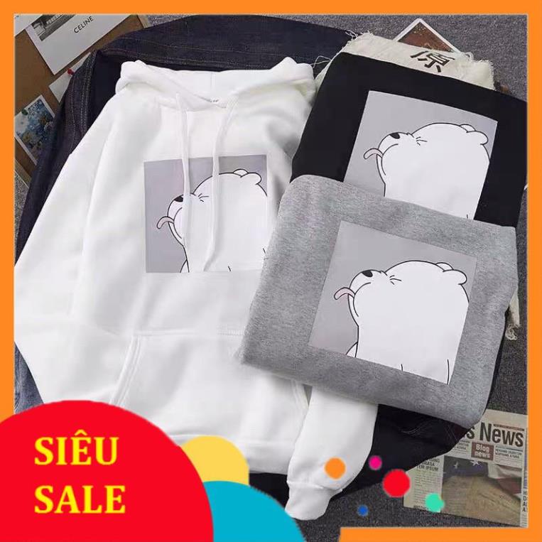 Áo hoodie Nỉ Chú Cú.N tay bồng đủ màu from thụng Unisex,Áo hoodie Nam/Nữ phong cách Ulzzang