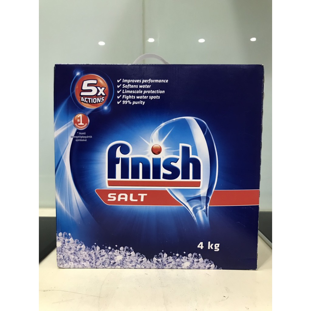 Muối rửa bát Finish 4.0 kg - dùng cho máy rửa chén bát