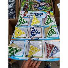 Vỉ 9 chiếc rubik tam giác loại đẹp