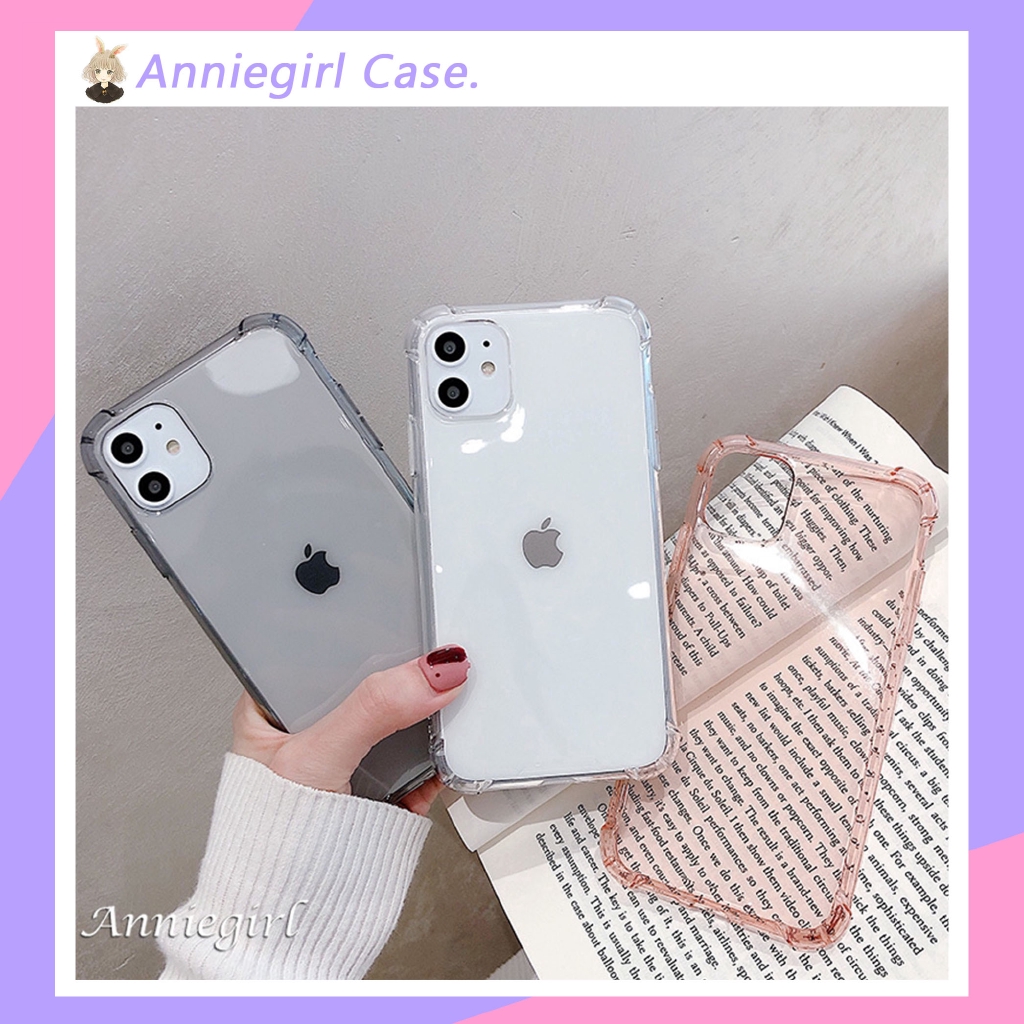 Ốp điện thoại TPU mềm trong suốt bảo vệ toàn diện 4 góc cho IPhone 11 Pro Max 6s 7 8 Plus XS Max XR | BigBuy360 - bigbuy360.vn