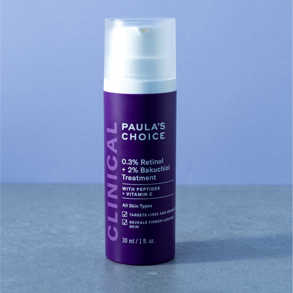 Tinh chất Paulas Choice chống lão hóa chuyên sâu - Paula's Choice Clinical Retinol + Bakuchiol Treatment 8015 (30ml)