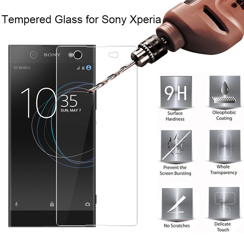 Kính cường lực bảo vệ màn hình cho Sony Xperia XA Ultra X Performance XA1 Plus XA2 C3 C4