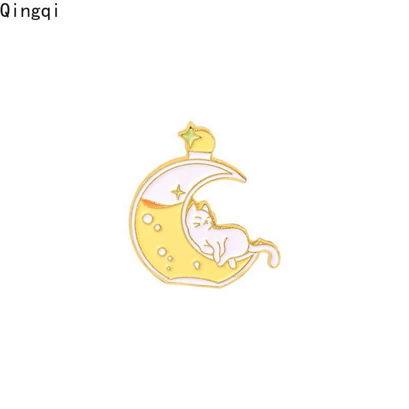 Ghim cài áo Miss Zoe họa tiết mèo thỏ hoạt hình dễ thương