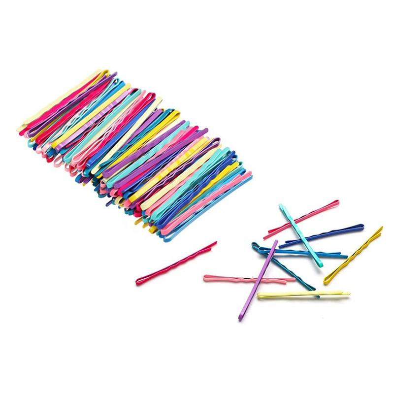 Bộ 50 chiếc kẹp tăm dạng gợn sóng đơn giản cho nữ