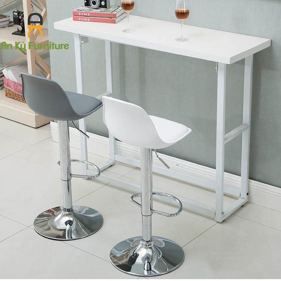 Ghế Quầy Lưng Ghế Nhựa Mặt Ngồi Nệm Bọc Simili Jb-190