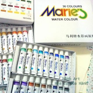 Pocket màu nước Marie's 36 - 0.5ml/24 màu 0.5ml/18 màu 0.7ml/12 màu 0.7ml