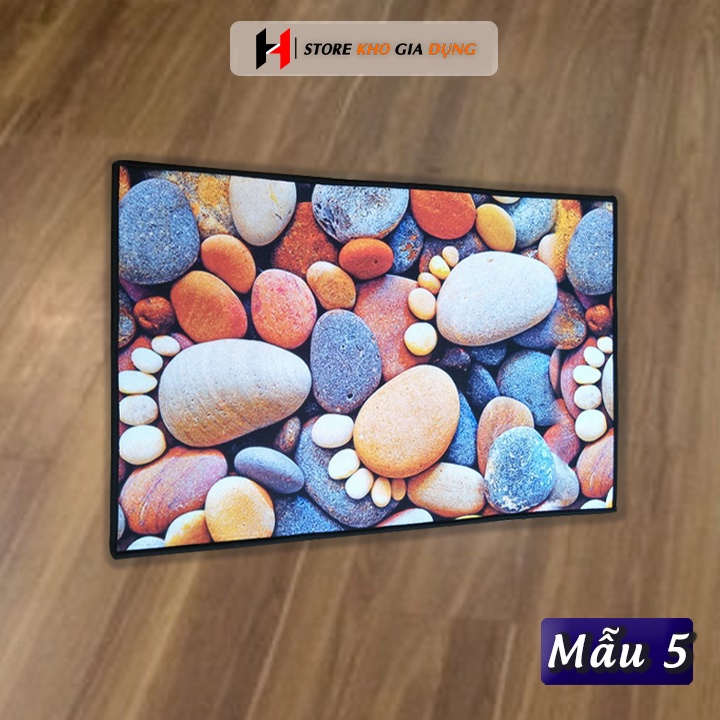 Thảm Lau Chân, Thảm Chùi Chân 3D Chống Trơn Trượt 40 x 60 Cm