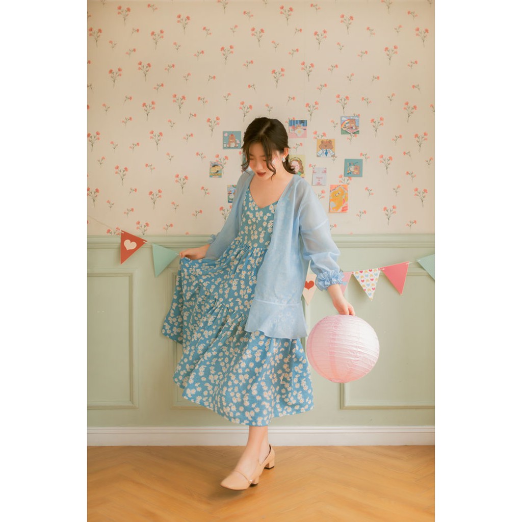 Sumire Store Đầm hai dây Hoa Cúc | BigBuy360 - bigbuy360.vn