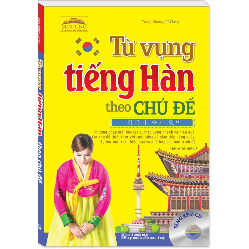 Sách - Từ vựng tiếng Hàn theo chủ đề (kèm CD)