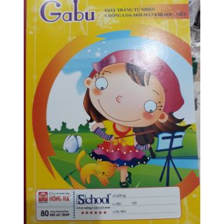 Vở Hồng Hà 80 trang Gabu 0549- 5q/tập