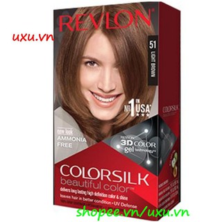 Thuốc Nhuộm Tóc Revlon Số 51 Nâu Sáng Colorsilk, Với uxu.vn Tất Cả Là Chính Hãng.