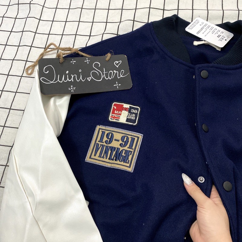 [ORDER] Áo khoác Bomber Bóng Chày (Kèm ảnh thật tự chụp) | BigBuy360 - bigbuy360.vn