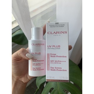 Kem chống nắng Clarins màu hồng – Clarins Uv Plus Anti Pollution Rosy Glow