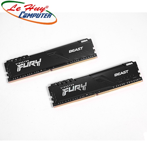 Ram Máy Tính Kingston Fury Beast Black 16GB (2x8GB) 2666MHz DDR4 (KF426C16BBK2/16)