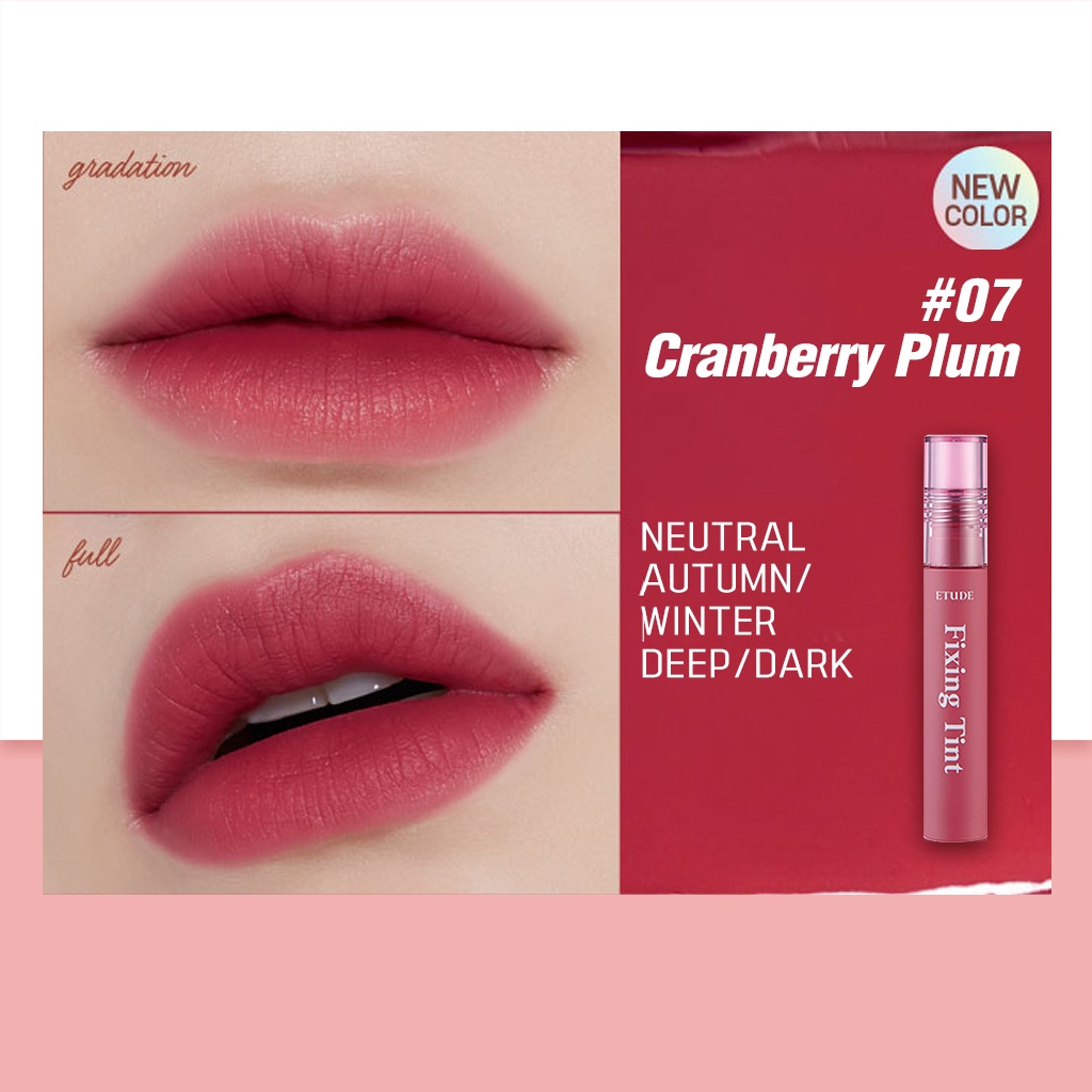 [Hàng mới về] Son tint Etude house 4g 5 màu sắc tùy chọn chất lượng cao 2021 | BigBuy360 - bigbuy360.vn