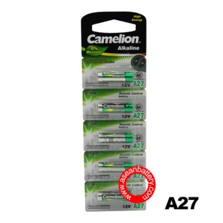 Pin a27 camelion alkaline 1 vĩ 5 viên